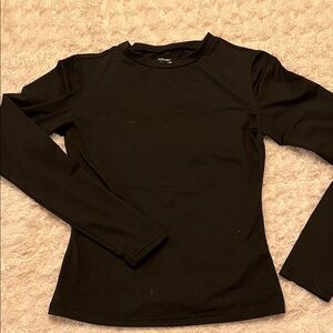 Black Long Sleeve Top